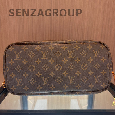 Louis Vuitton Monogram Neverfull MM Tote Bag Brown Classic Women's