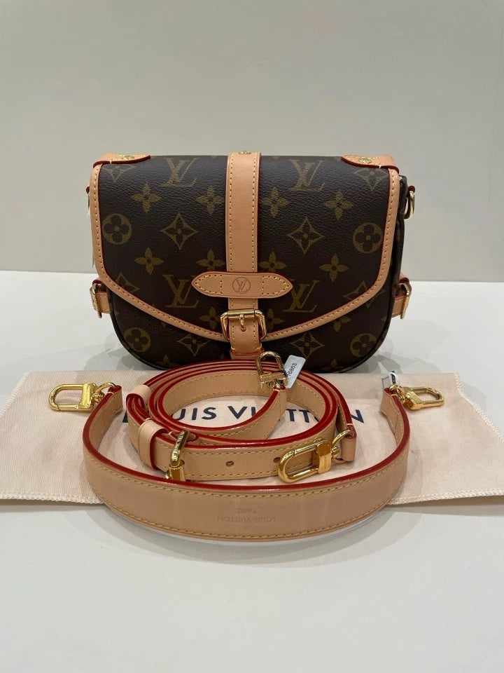 Louis Vuitton Twin Stars Canvas Shoulder Bag For Women
