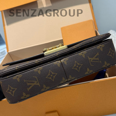 Louis Vuitton Marceau Monogram Shoulder Crossbody Bag Caramel Women