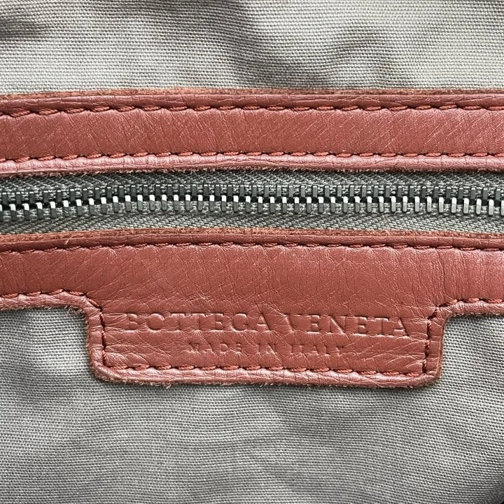 Bottega Veneta Brick Red Woven Lambskin Shoulder Crossbody For Women