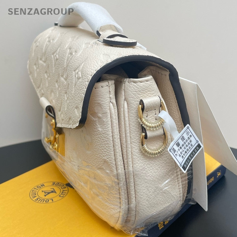 Louis Vuitton Monogram Leather Messenger Crossbody Bag for Women