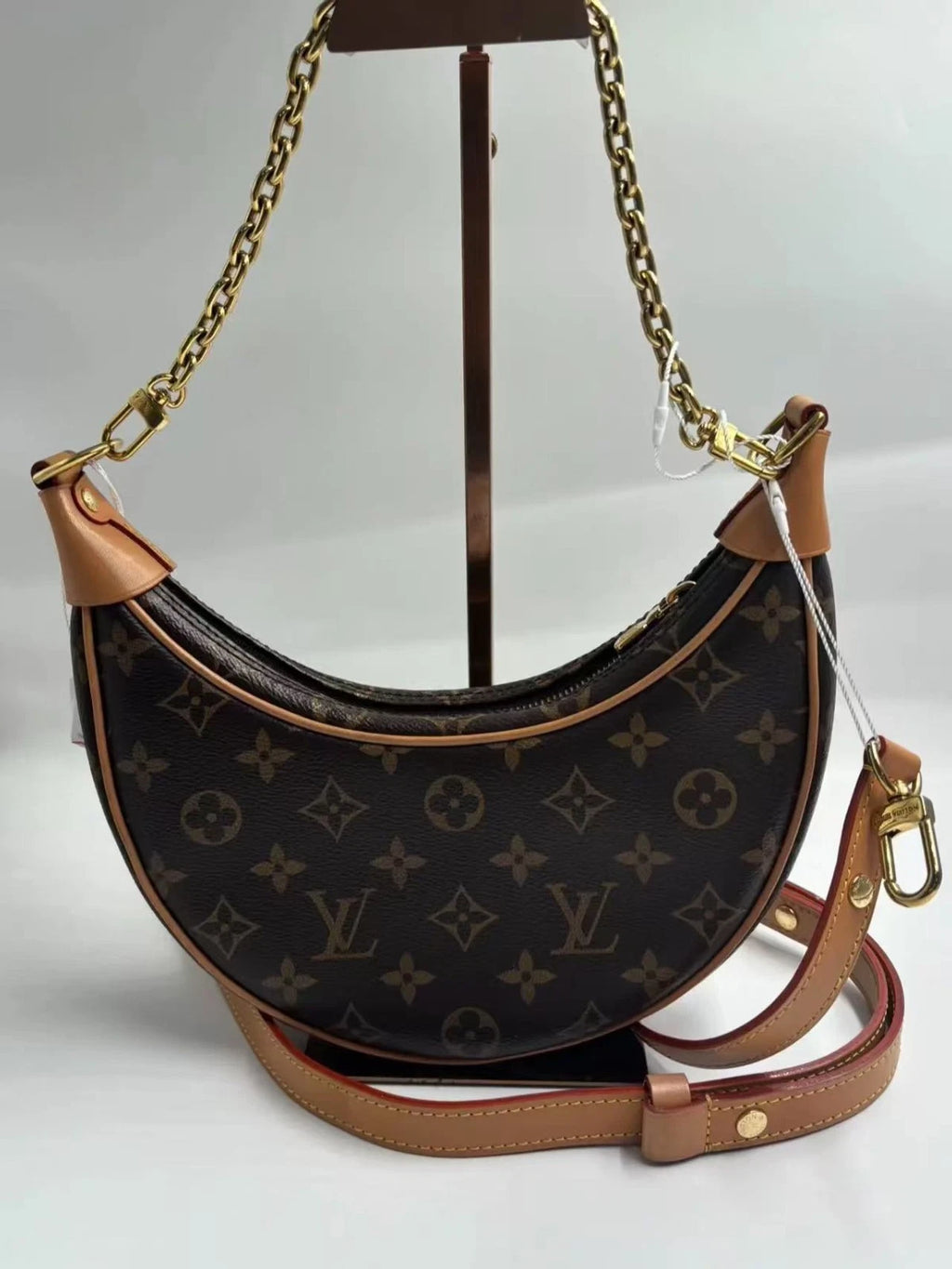 Louis Vuitton Loop Monogram Canvas Shoulder Bag Excellent