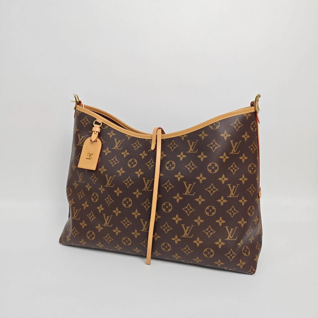 Louis Vuitton Carryall Monogram Canvas Tote Bag Excellent