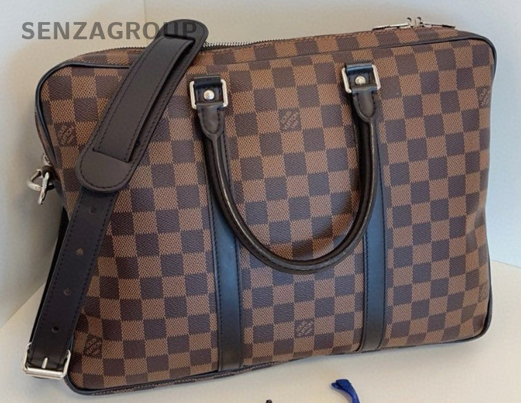 Louis Vuitton Briefcase Damier Ebene Handbag 2way Shoulder bag Brown
