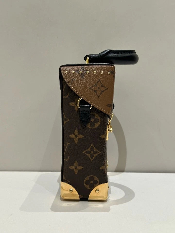 Louis Vuitton Canvas Camera Box Top Handle Bag For Women