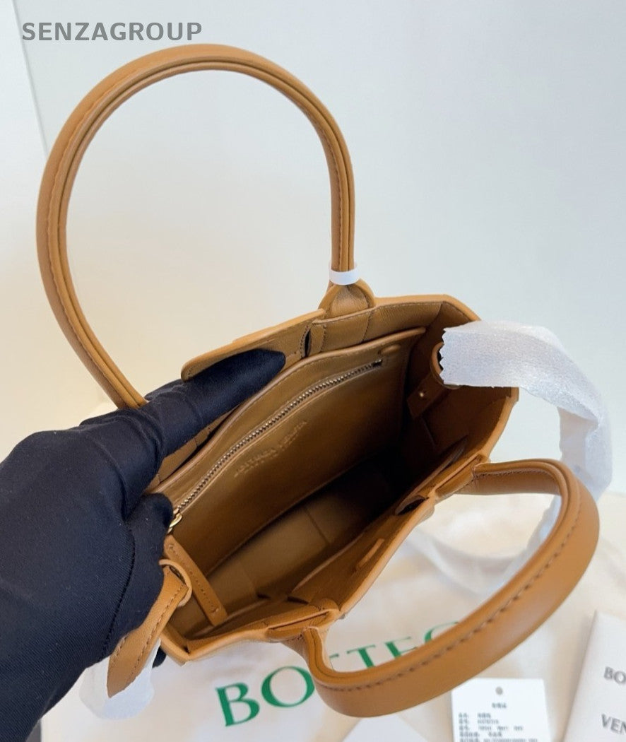 Bottega Veneta Cassette tote mini Top Handle bag caramel color Brand NEW