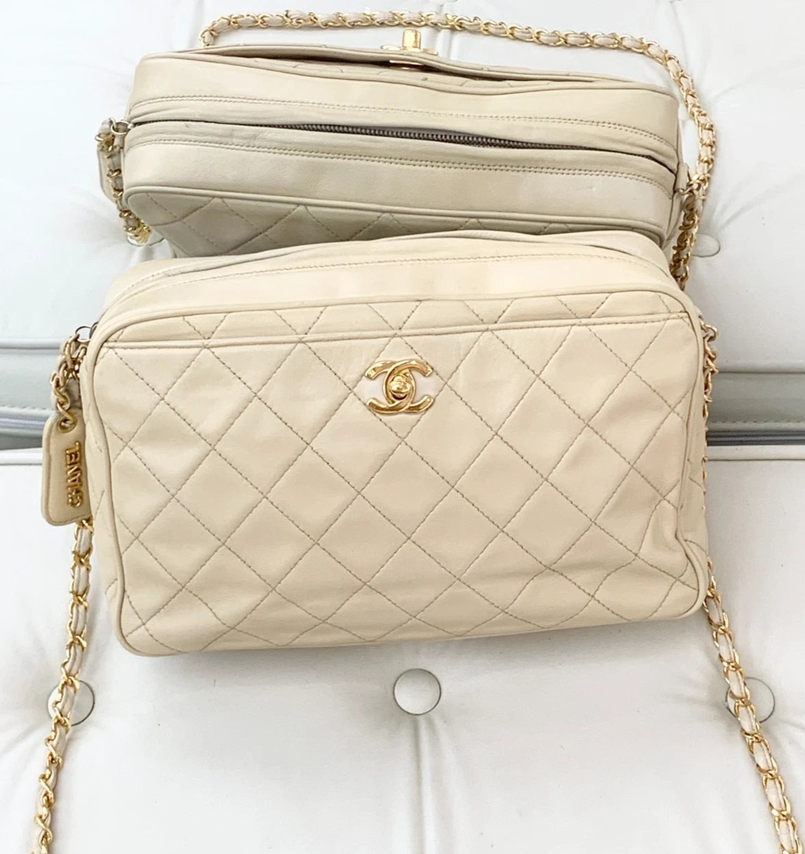 Chanel Lambskin 2Ways Shoulder Bag Crossbody Bag Women S