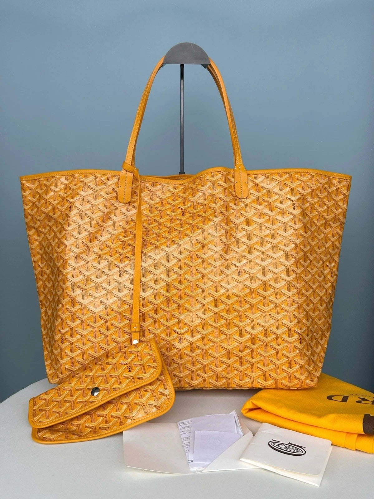 Goyard Tote GM Yellow Shoulder Bag Women Classic