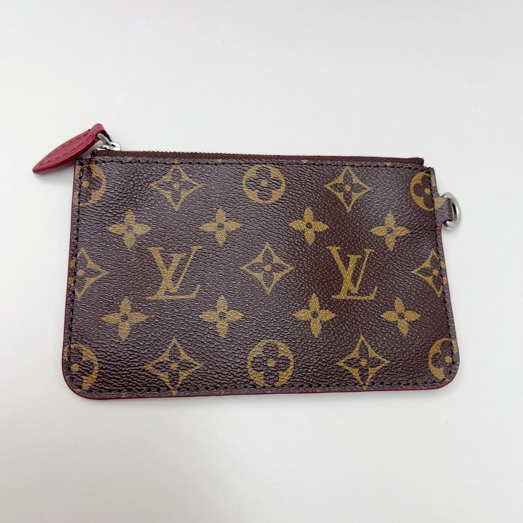 Louis Vuitton Bucket Monogram Canvas Top Handle Crossbody Bag Brown Women