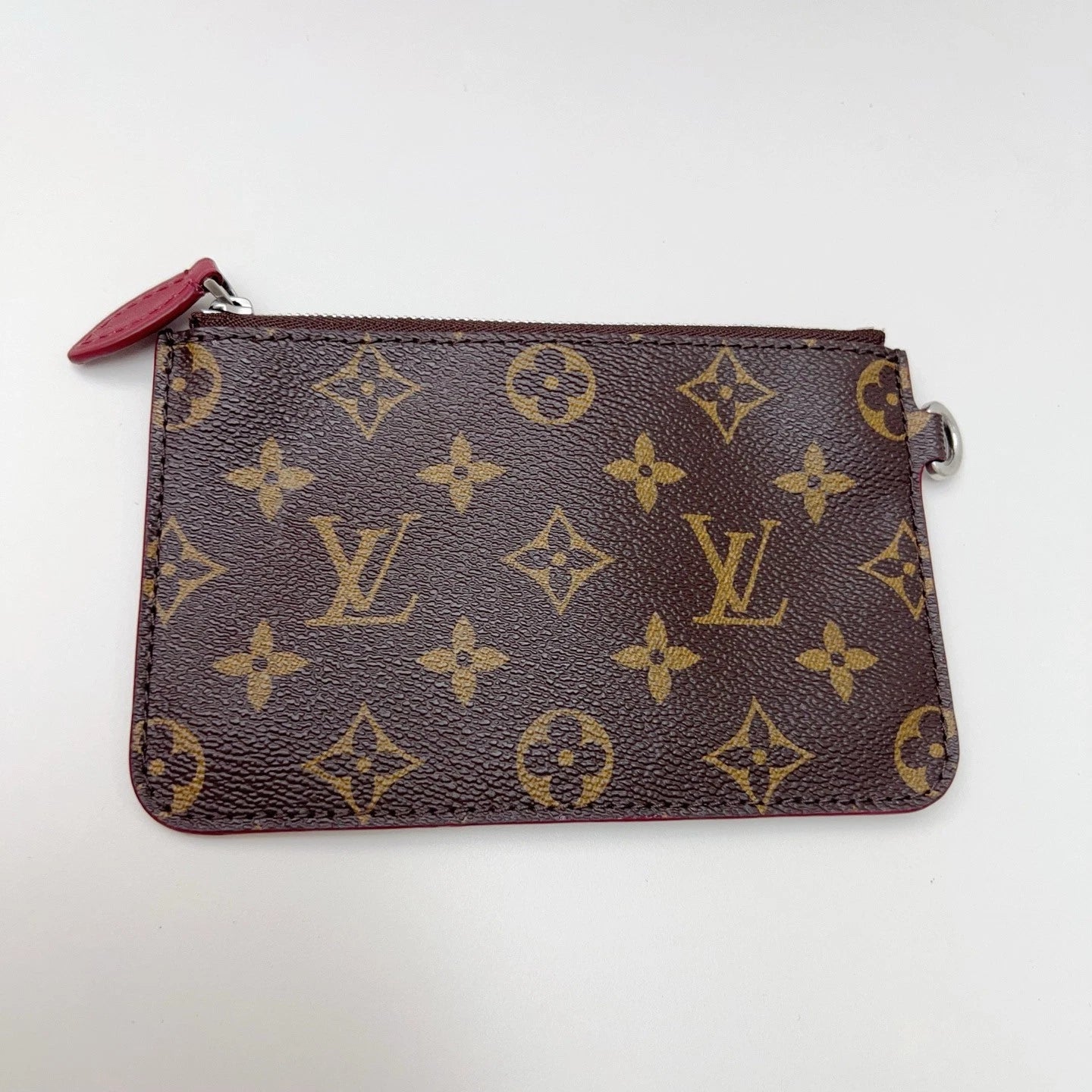 Louis Vuitton Bucket Monogram Canvas Top Handle Crossbody Bag Brown Women