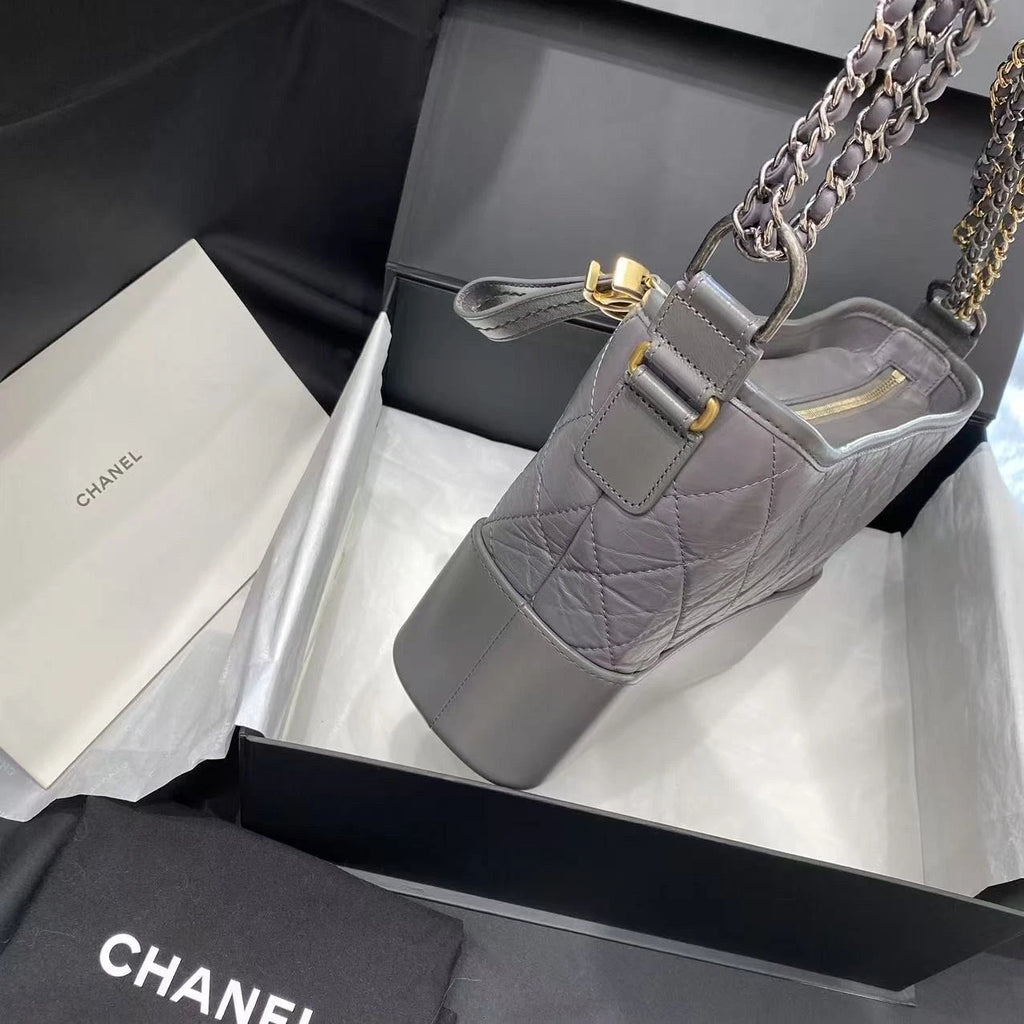 CHANEL Medium Gray Gabrielle Shoulder Bag For Women