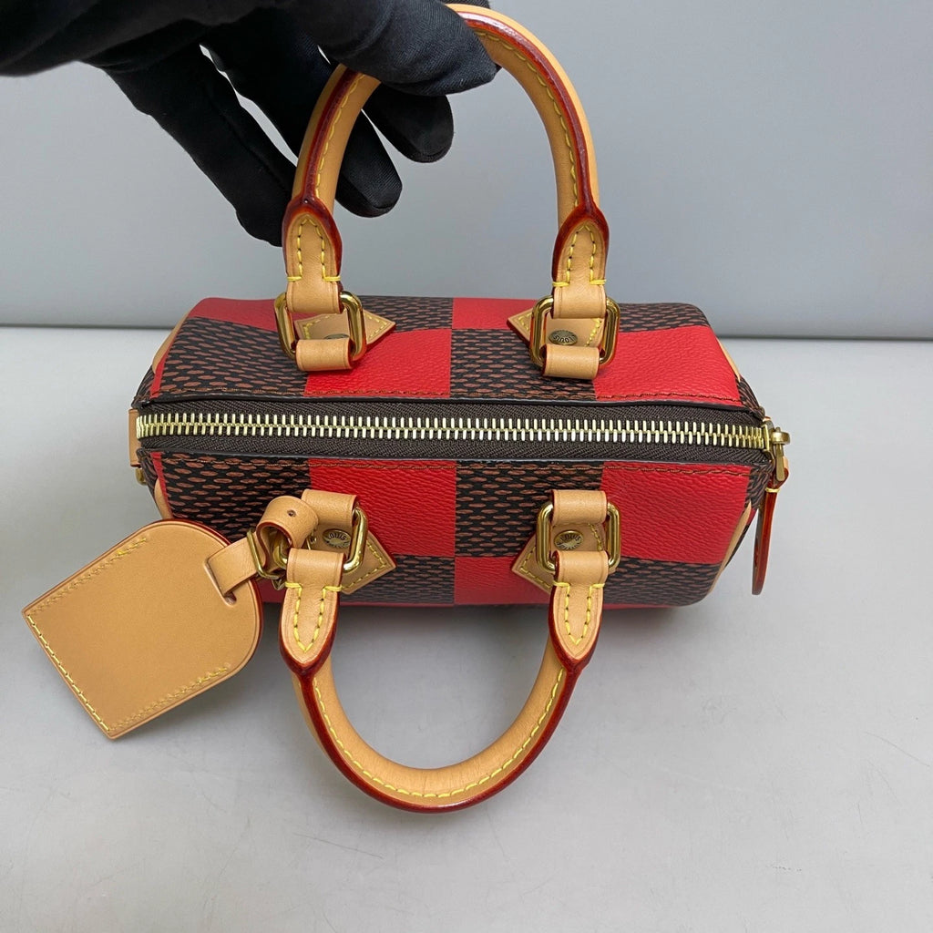 Louis Vuitton Speedy Nano 2Way Shoulder Top Handle Bag Women Classic