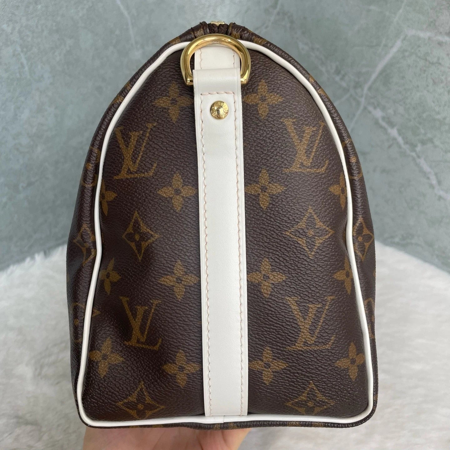 Louis Vuitton Speedy Bandouliere 25 Monogram Canvas Handbag Crossbody Ghw