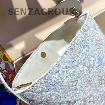 Louis Vuitton All in BB White Monogram Leather Handbag Shoulder Bag