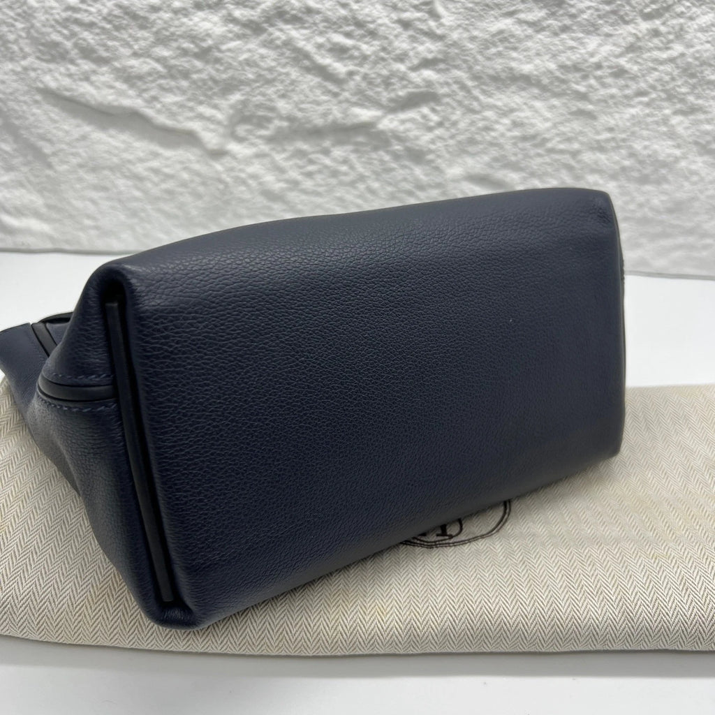 Hermes 2424 Mini Blue Leather Crossbody Bag For Women