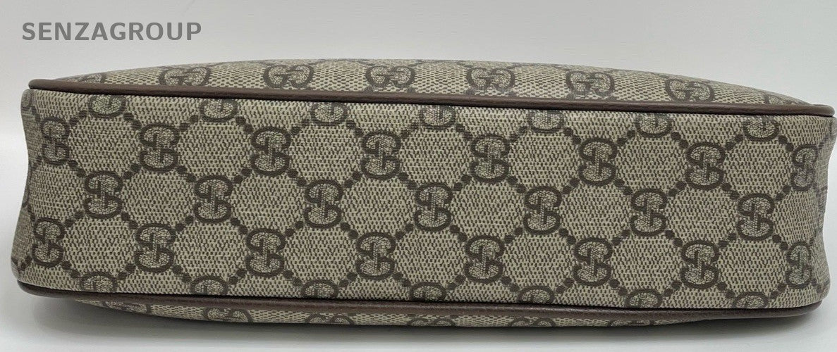 Gucci Ophidia GG Canvas Top Handle Shoulder Crossbody Bag Brown Women