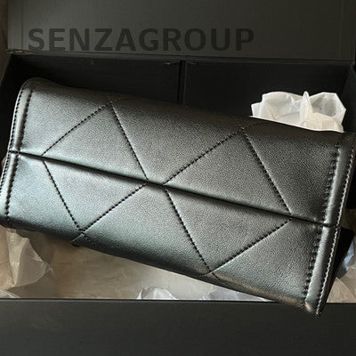 Chanel Black Gold Tote Mini Chain Shoulder Bag Quilted Pattern