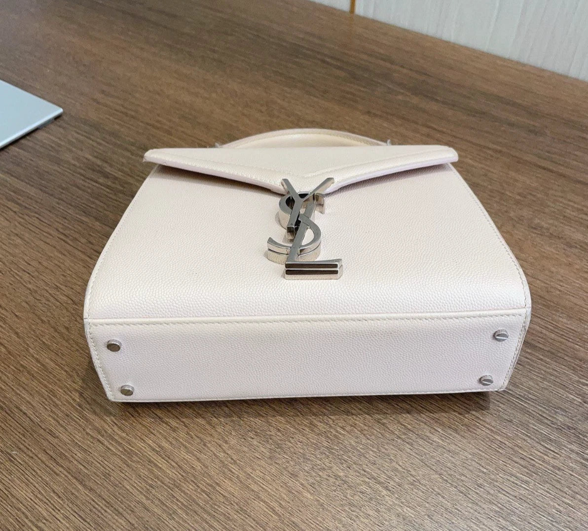 Saint Laurent Message Bag PM Sliver Hardware Top Handle Bag Crossbody Bag Women