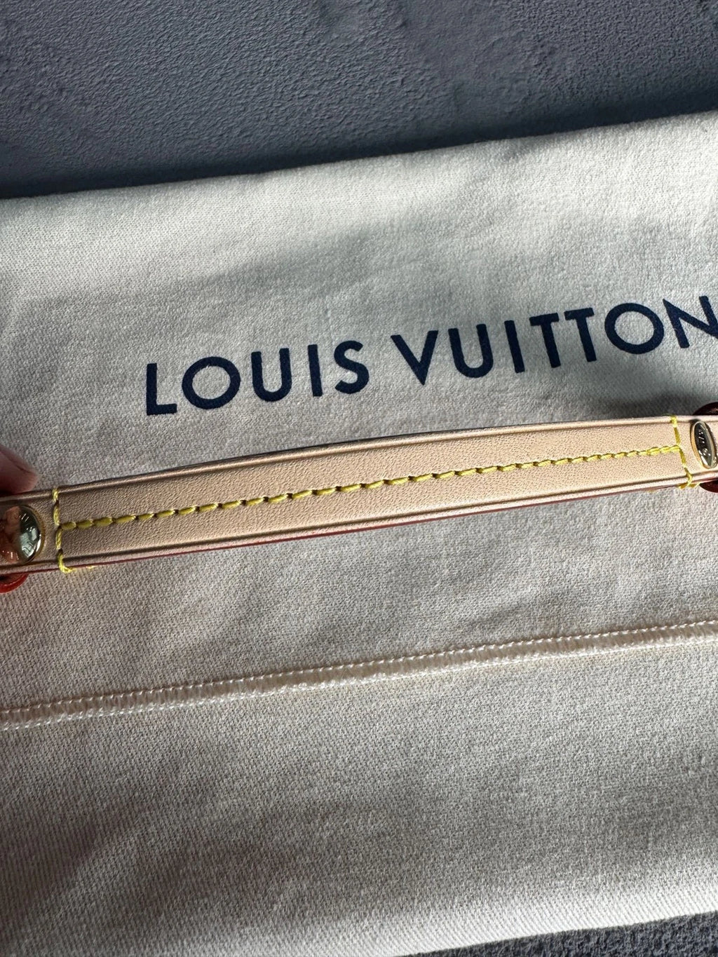 Louis Vuitton Pochette Valley Denim Monogram Shoulder Bag