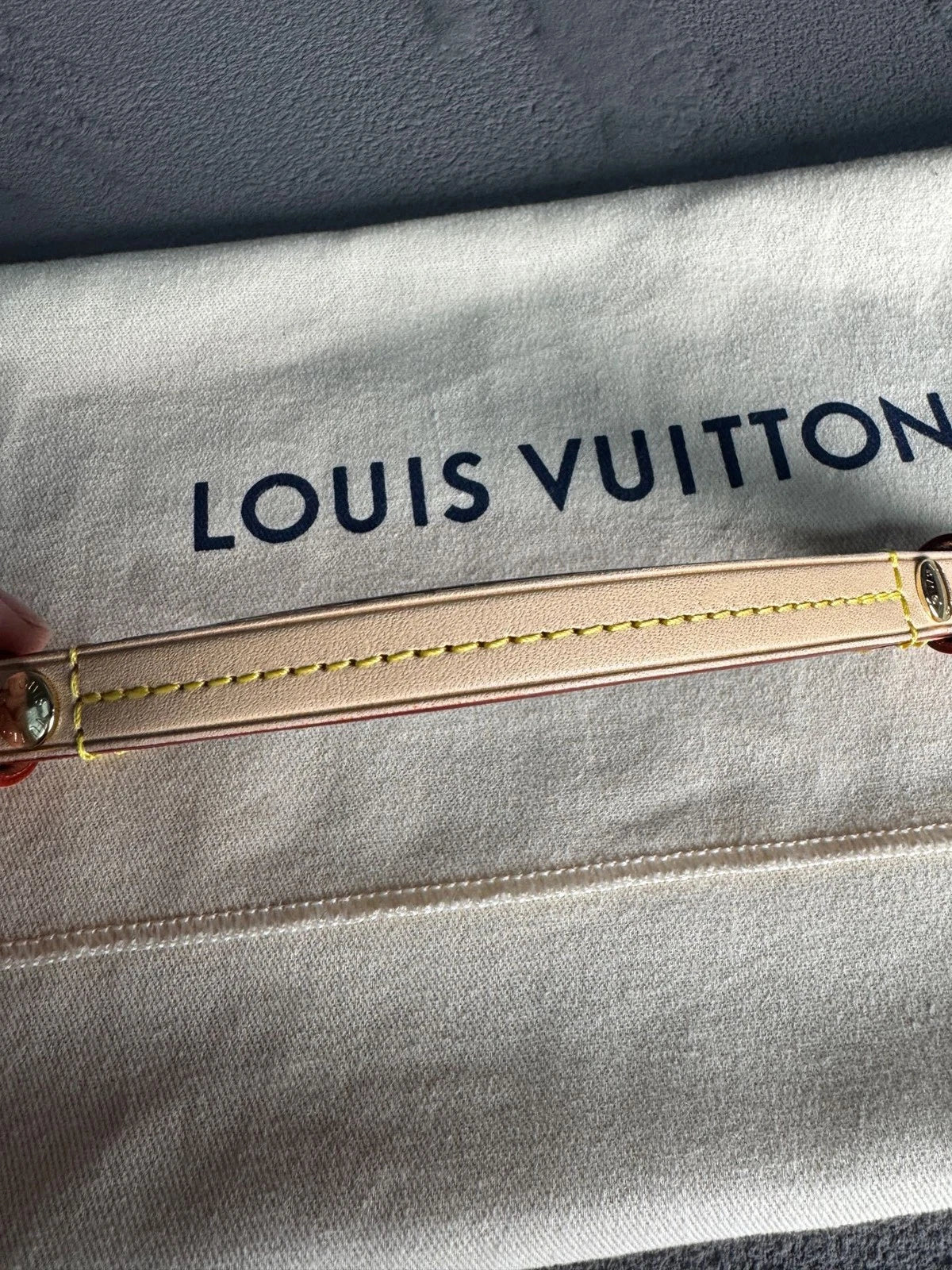 Louis Vuitton Pochette Valley Denim Monogram Shoulder Bag