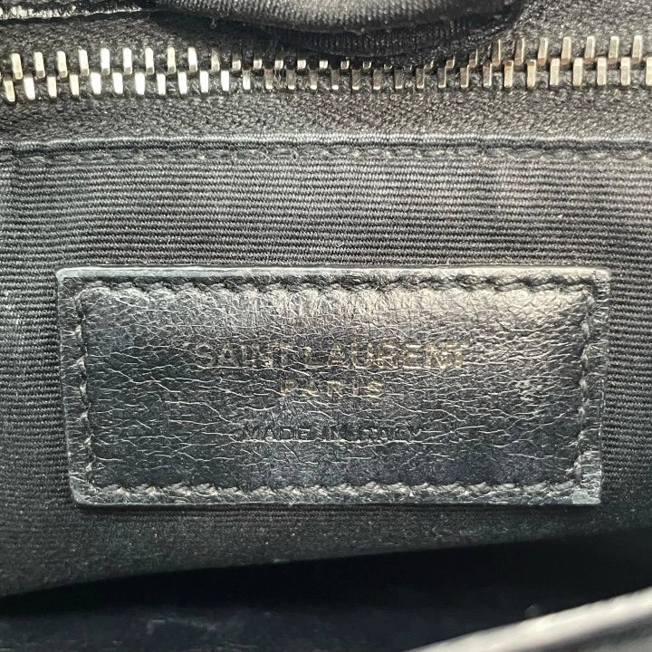 YSL Saint Laurent Niki Medium Black Oil Wax Leather Crossbody Bag For Women