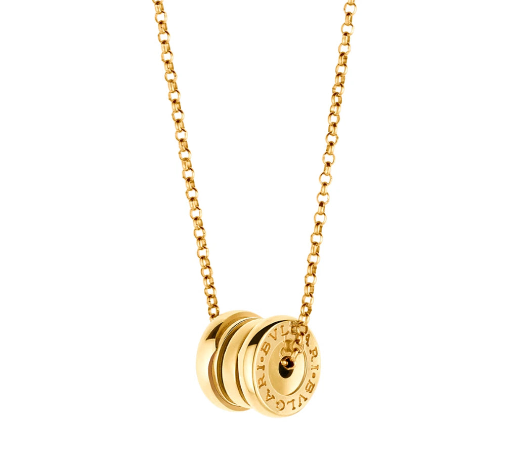 BVLGARI B-zero1 18K Yellow Gold Pendant Necklace