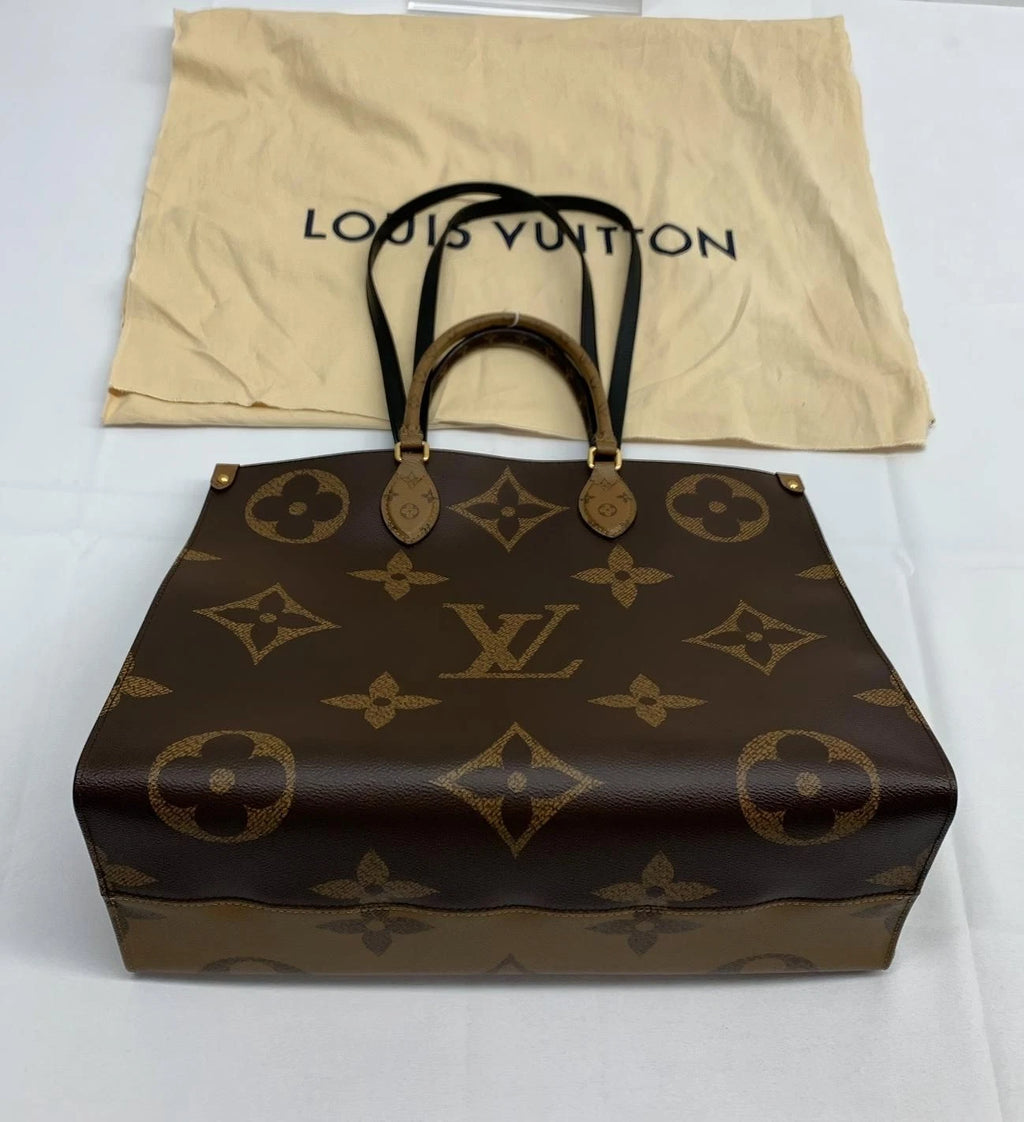Louis Vuitton Women's Large OnTheGo Canvas Tote Handbag