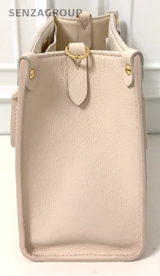 Louis Vuitton Lock & go tote Top Handle bag Calfskin Handbag Women Nude pink