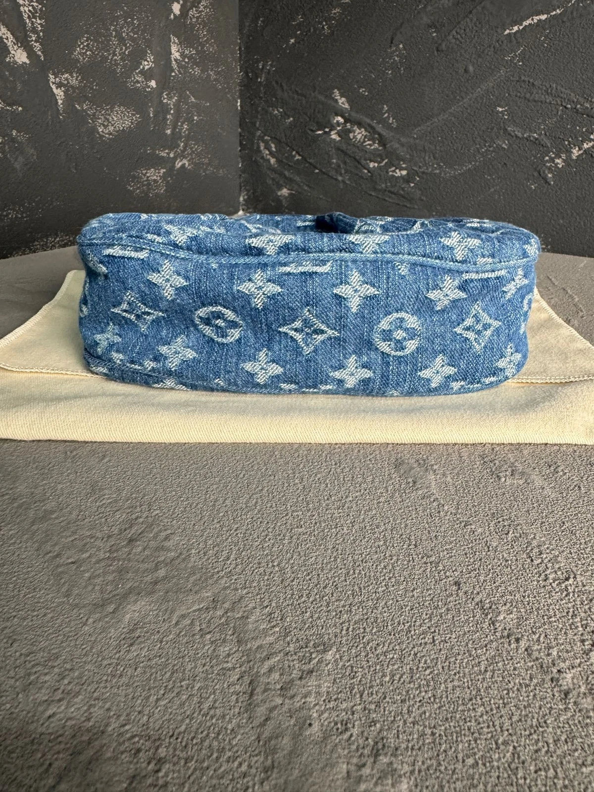 Louis Vuitton Pochette Valley Denim Monogram Shoulder Bag