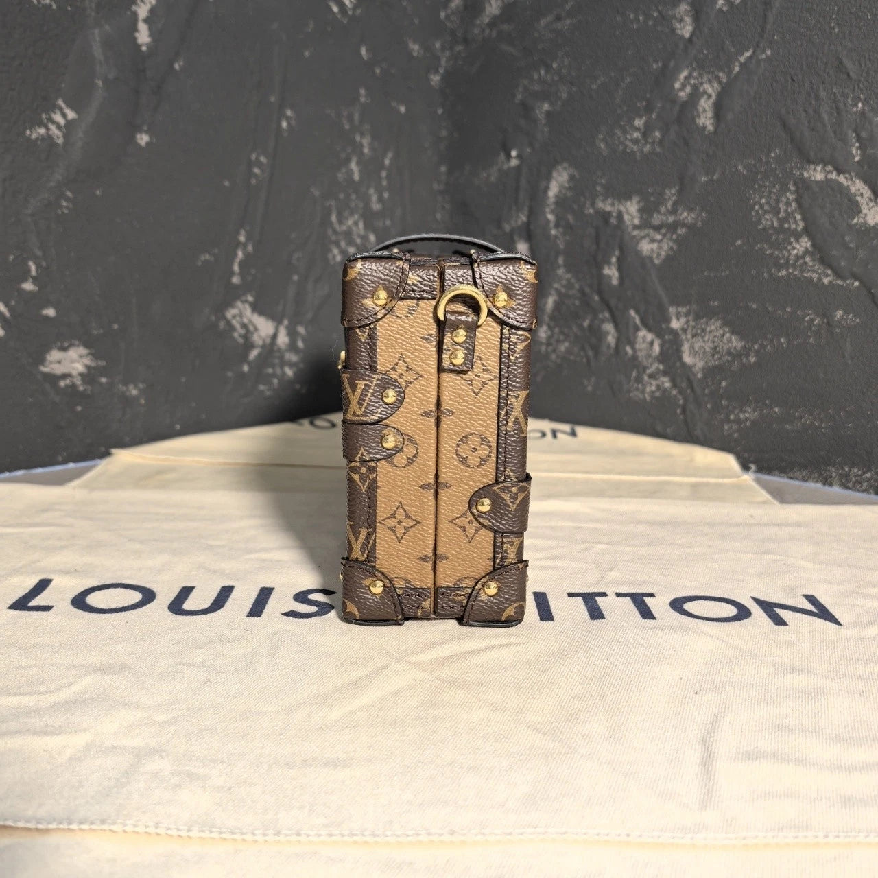 Louis Vuitton Canvas Hard Square Box Crossbody For Women