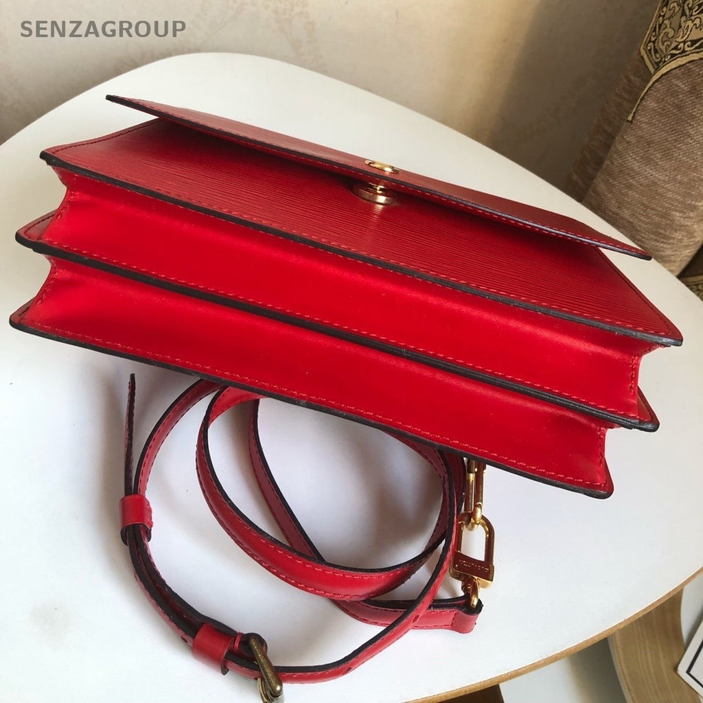 Louis Vuitton Water ripples shoulder bag red crossbody woman