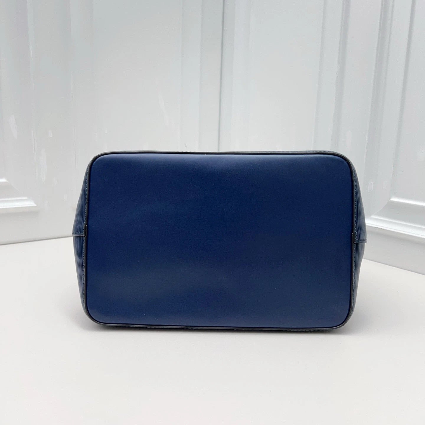 Louis Vuitton NeoNoe Epi Leather Blue Bucket Top Handle Crossbody Bag