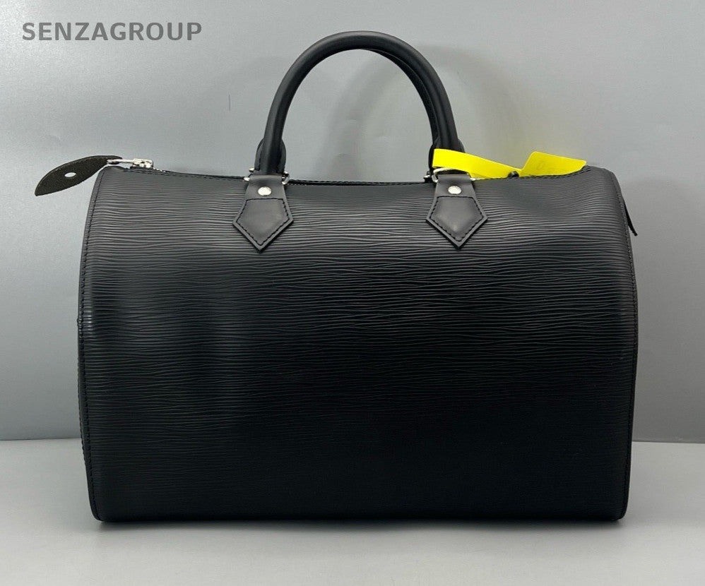 Louis Vuitton Speedy So black Water ripples Handbag Black