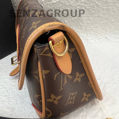 Louis Vuitton Monogram Fendi Baguette Shoulder Crossbody Bag Brown Gold