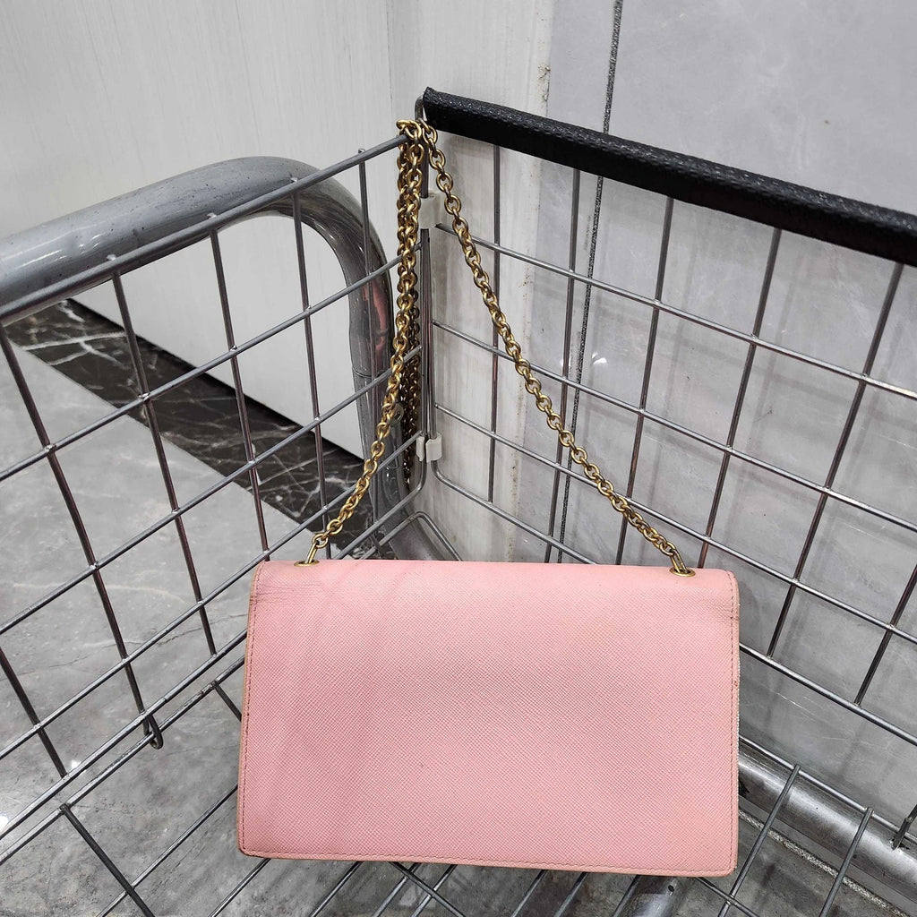 MCM Pink Bow WOC Shoulder Crossbody Bag For Women