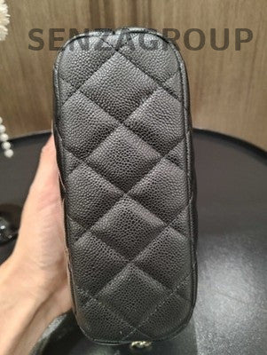 Chanel Black Gold Quilted Classic Flap Bag - Timeless Women's Fashion