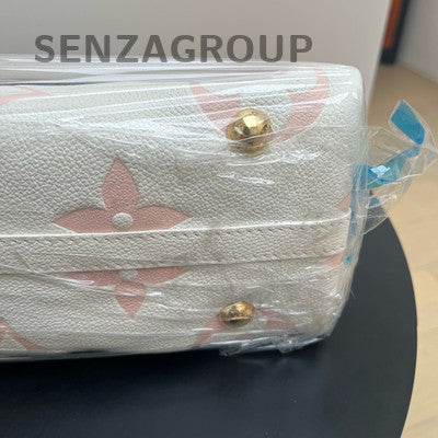 Louis Vuitton Carryall PM Monogram White Gold Shoulder Bag Women