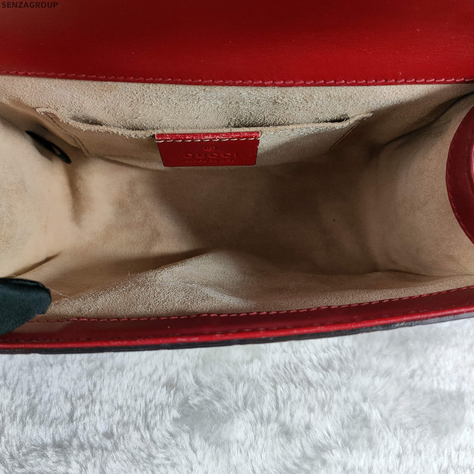 Gucci Dionysus Small Chain Shoulder Bag Red Gold Classic Women