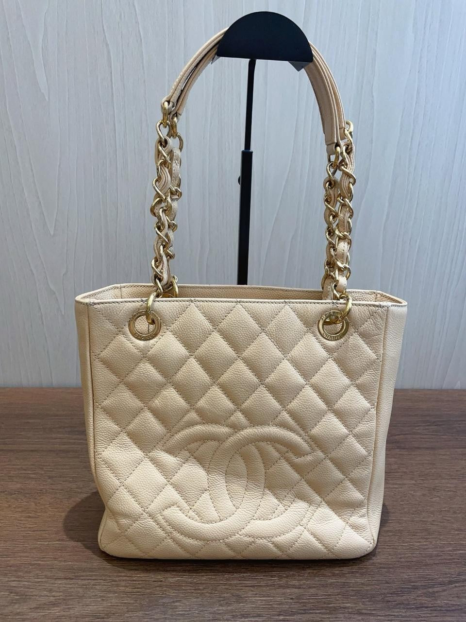 SJ0001 GST Small Flap Bag Beige