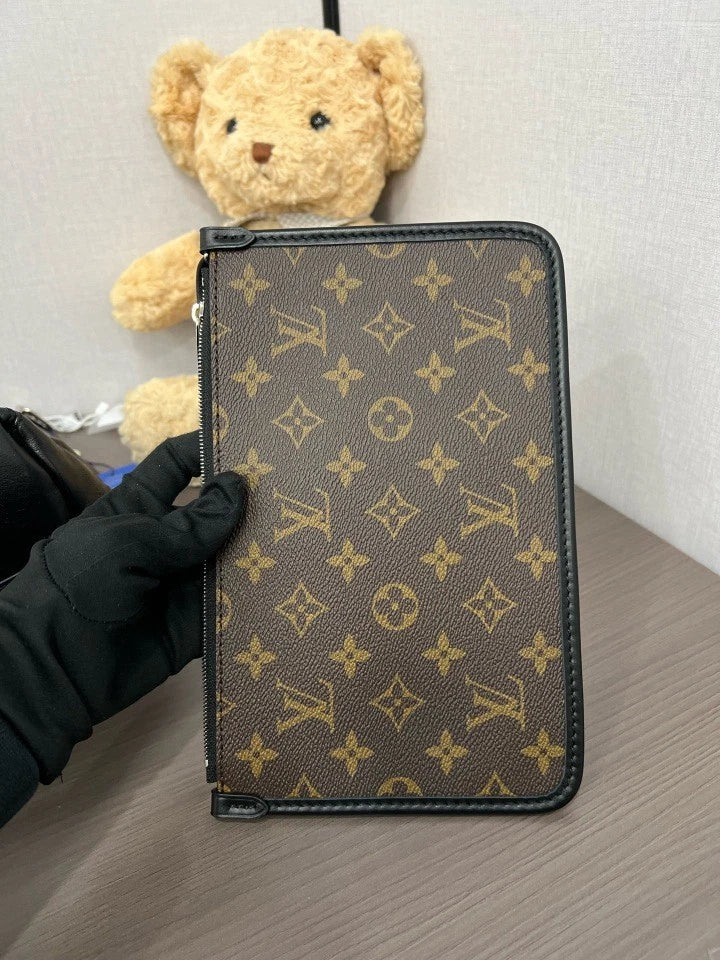 Louis Vuitton Large Black Carry All Tote Bag For Women