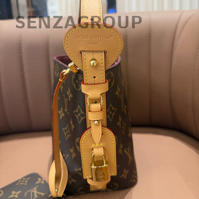 Louis Vuitton All-In BB Monogram Bucket Bag Brown Women's Classic