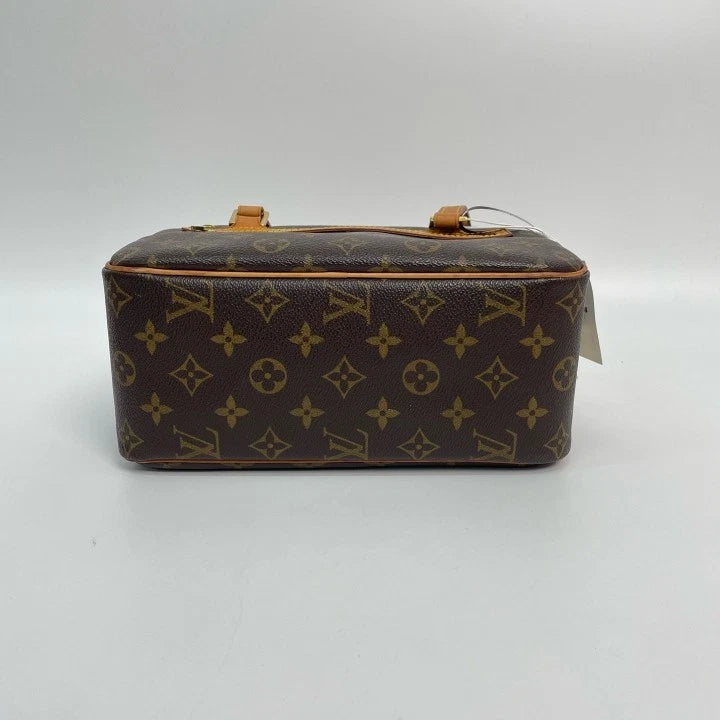 Louis Vuitton Vintage Canvas Open Mouth Box Handbag For Women
