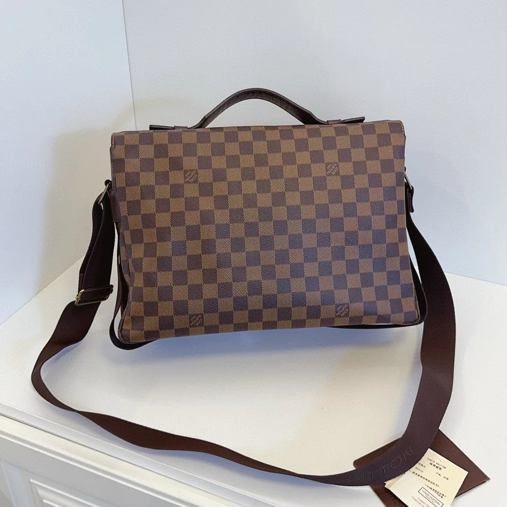 Louis Vuitton Broadway Messenger Bag Top Handle Shoulder Bag Unisex Adults