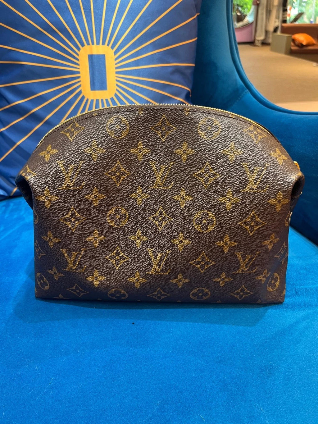 Louis Vuitton Monogram Large Canvas Cosmetic Pouch For Women
