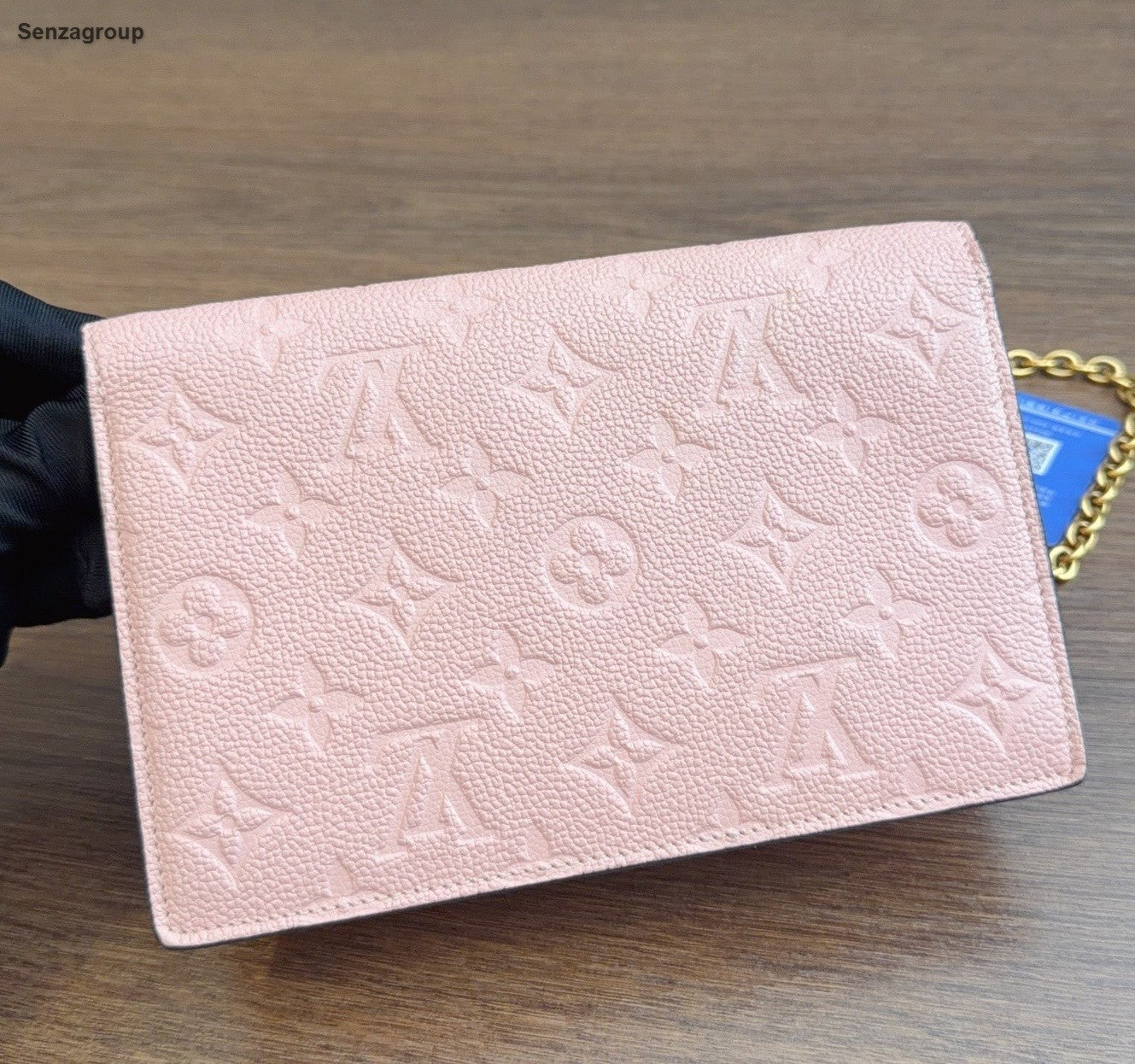 Louis Vuitton Vavin WOC Monogram Shoulder Bag Pink Gold Used Women Classic