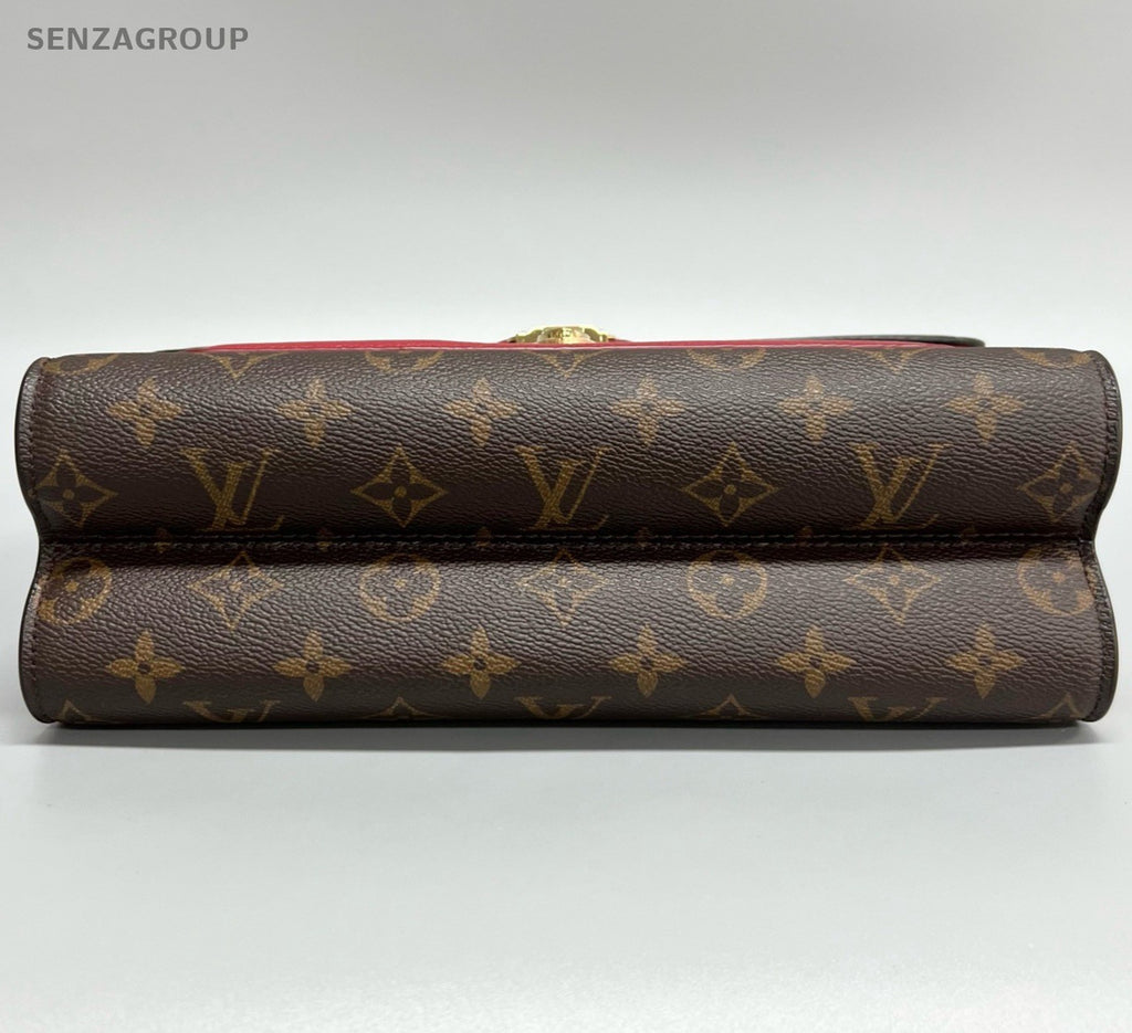 Louis Vuitton Victoire Monogram Chain Shoulder Bag Crossbody Brown Gold Women