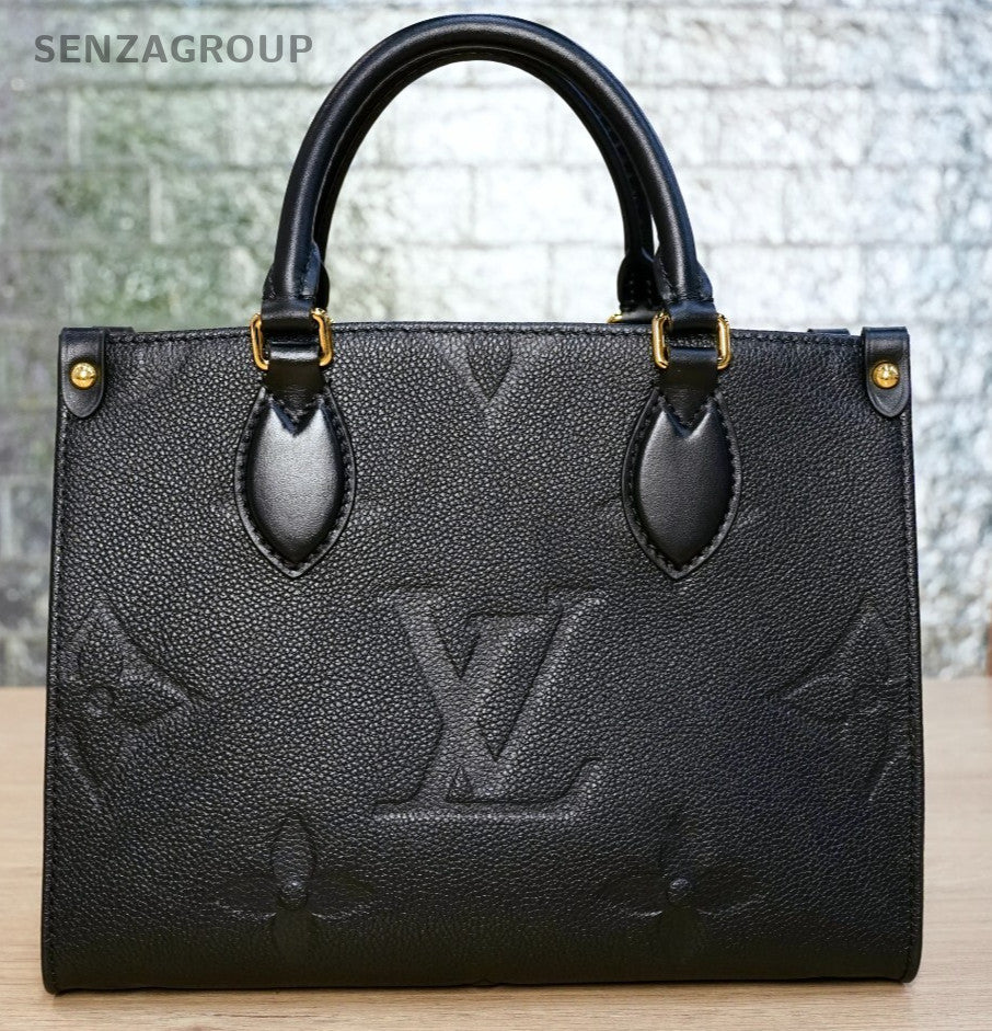 LOUIS VUITTON  Empriente Monogram M45595 Black ON THE GO PM chip version