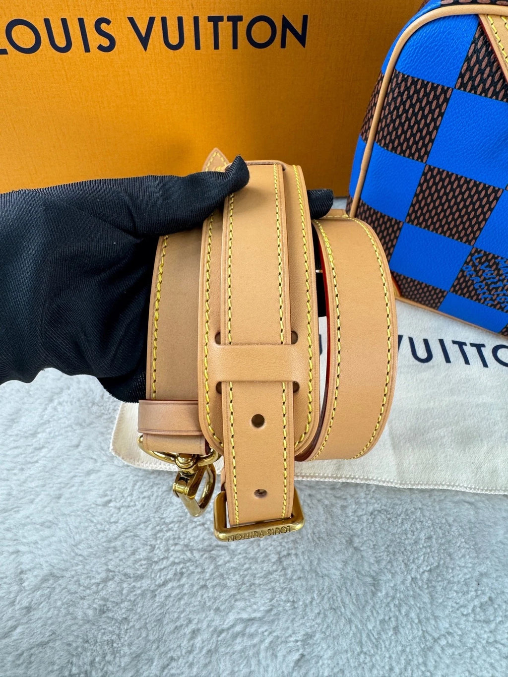 Louis Vuitton Canvas Crossbody Messenger Bag For Women