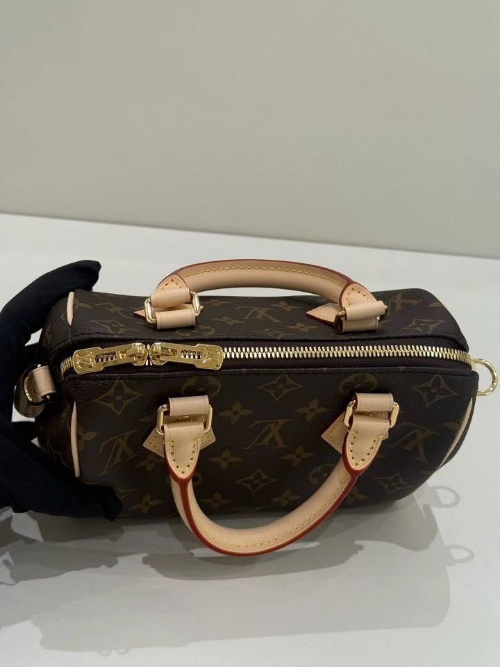 Louis Vuitton Speedy20 Canvas Shoulder Bag Top Handle Bag For Women