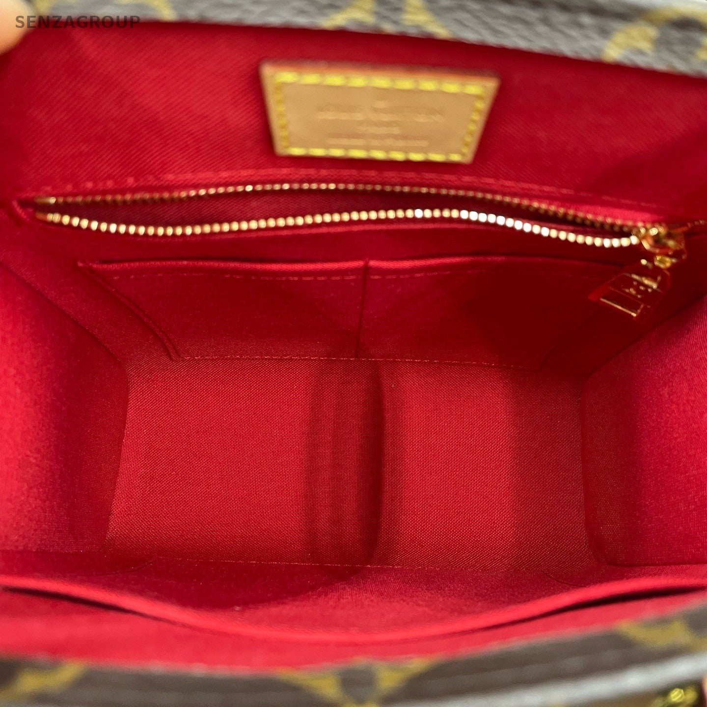 Louis Vuitton Sac Plat BB Monogram Canvas Top Handle Crossbody Women Classic